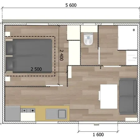 Kemp Studiotel Premium 2 Personnes